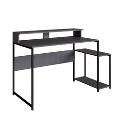 Mesa Gamer para 2 Monitores Industrial com Nicho para Cpu Preto Grafite - 2