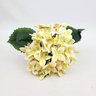 Hortênsia Amarela Haste 32x18cm Flor Planta Artificial - 4