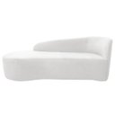 Ver imagem 6 de Kit Divã Recamier Orgânico França 160cm Lado Esquerdo e Poltrona Amore Bouclé