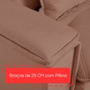 Ver mais imagens de Sofá Retrátil Reclinável 290cm Istambul Yescasa