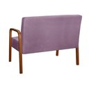 Ver imagem 4 de Sofá 2 Lugares Namoradeira Lara Decoração Sala Quarto Recepção