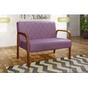 Ver imagem 1 de Sofá 2 Lugares Namoradeira Lara Decoração Sala Quarto Recepção