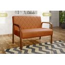 Ver imagem 1 de Sofá 2 Lugares Namoradeira Lara Decoração Sala Quarto Recepção