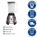 Ver imagem 2 de Liquidificador de Alta Rotação Skymsen Lt1.5 em Inox com Copo Plástico 1,5 Litros 220v