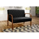 Ver imagem 1 de Sofá 2 Lugares Namoradeira Lara Decoração Sala Quarto Recepção