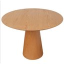 Ver imagem 1 de Mesa de Jantar Cone 120cm Tampo Cinamomo Base Cinamomo