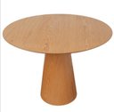 Ver imagem 1 de Mesa de Jantar Cone 120cm Tampo Cinamomo Base Cinamomo