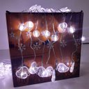 Ver imagem 2 de Pisca Cortina Toucas de Natal 80 Lâmpadas Leds 3x1m 110-220v