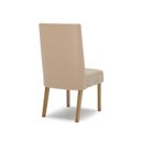 Ver imagem 5 de Conjunto Sala Jantar Adriana 180cm Canto Arredondado com Vidro + 6 Cadeiras Anne Bege/Nature/Off White