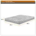 Ver imagem 3 de Colchão Casal Hanover Orthopedic Espuma D33 138x188x24cm Zidi