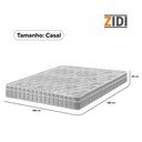Ver imagem 4 de Colchão Casal Espuma D33 Zidi Hanover Orthopedic 138x188x24cm
