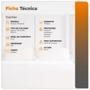 Ver imagem 4 de Colchão Casal Hanover Orthopedic Espuma D33 138x188x24cm Zidi