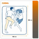 Ver mais imagens de Colchão Casal Hanover Orthopedic Espuma D33 138x188x24cm Zidi