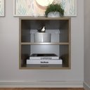 Ver imagem 3 de Mesa de Cabeceira para Quarto / Nicho Suspenso com Prateleira Bege