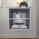 Ver imagem 3 de Mesa de Cabeceira para Quarto / Nicho Suspenso com Prateleira