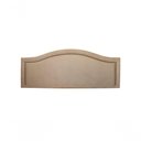 Ver imagem 1 de Cabeceira King Curva Luxo 193x60 Suede Bege - Tachas Fumê