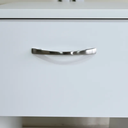 Ver imagem 2 de Mesa de Cabeceira Gaveta Comum e Gaveta Secreta com Fechadura Oculta - Branco