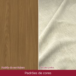 Conjunto Sala Jantar Natalí 120cm Canto Reto + 4 Cadeiras Milla - 9