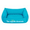 Cama Pet Para Cachorro E Gato Pequeno Azul Anjinho Dormindo:Azul - 1