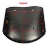 Assento em Plastico Preto Ergoplax Iso Polipropileno Fixo - 7