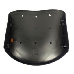 Assento em Plastico Preto Ergoplax Iso Polipropileno Fixo - 6