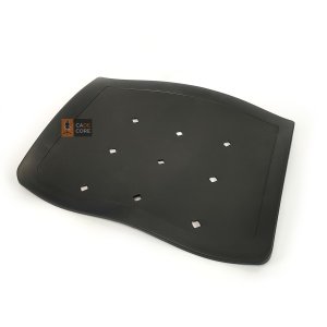 Assento em Plastico Preto Ergoplax Iso Polipropileno Fixo