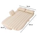 Ver imagem 5 de Colchão Cama Inflável para Carro com Bomba Elétrica 12v Vg Plus Bege