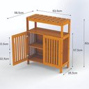 Ver imagem 4 de Armário com Prateleiras - Dante Eucalipto - Stain Yescasa