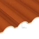 Ver imagem 3 de Acabamento Frontal para Telha Ondulada com Isolamento Térmico em Pir Ap 15mm Semi-sanduíche (1,00m)