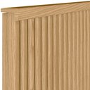 Ver imagem 6 de Cabeceira De Madeira Ripada Para Cama De Casal 240 cm Celine L05 Carvalho - Lyam Decor