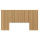 Ver imagem 3 de Cabeceira De Madeira Ripada Para Cama De Casal 240 cm Celine L05 Carvalho - Lyam Decor