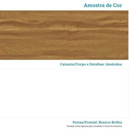 Guarda-roupa Infantil 2 Portas 3 Gavetas e Prateleira Externa 100% Mdf Smim - 12