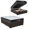 Cama Box Baú Casal + Colchão Semi Ortopédico Extra Firme Espuma D33 Prime Colchões 138x188x72 - 1