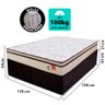 Cama Box Baú Queen (Box + Colchão) Molas Ensacadas 158x198x64cm BF Colchões - 2