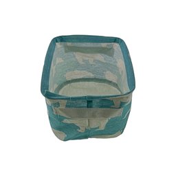 Cesto Organizador Infantil Pequeno Cesta Decorativa Tecido Dobrável Porta Objetos Urso - 9