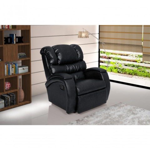 Poltrona Reclinável Imperial Papai Mamãe Motorizada e Giro Balanço Corissimo Preto 851