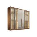 Ver imagem 2 de Guarda Roupa Casal Linea 6PTAS 8GAVS Cum/Fendi N. Horizonte