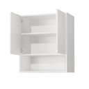 Ver imagem 5 de Armario Aéreo Organizador Multiuso Quarto Sala Bela 2 Portas:Branco