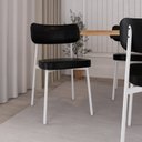 Ver imagem 3 de Cadeira Alloa Fixa com 4 Pés 50 X 44,7 X 83,8 Cm com 1 Unidade