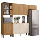 Ver imagem 1 de Cozinha Compacta Plus com Balcão para Cozinha Freijó Freijó Soft - Kits Paraná