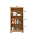 Ver imagem 6 de Guarda Roupa 4 Portas com Multiuso 2 Portas e Comoda 5 Gavetas Carvalho Off White Clique Chique