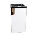 Ver imagem 4 de Tanque Lavar Roupa Fiberblu Paris 20 Litros Granitado Preto