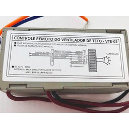 Módulo Receptor Ventilador Teto Vte-02 Vte-04 127v Mondial - 2