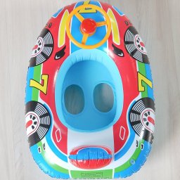 Boia Carrinho com Volante para Segurar 65x50cm Azul - 2