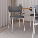 Ver imagem 3 de Cadeira Alloa Fixa com 4 Pés 50 X 44,7 X 83,8 Cm com 2 Unidade