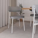 Ver imagem 3 de Cadeira Alloa Fixa com 4 Pés 50 X 44,7 X 83,8 Cm com 2 Unidade