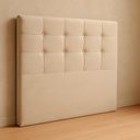 Ver imagem 5 de Cabeceira Casal 140 Cm Luiza Veludo Bege Id Milani Store