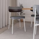 Ver imagem 3 de Cadeira Alloa Fixa com 4 Pés 50 X 44,7 X 83,8 Cm com 2 Unidade