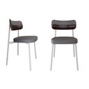 Ver imagem 1 de Cadeira Alloa Fixa com 4 Pés 50 X 44,7 X 83,8 Cm com 2 Unidade