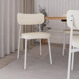 Cadeira Alloa Fixa com 4 Pés 50 X 44,7 X 83,8 Cm com 2 Unidade - 3